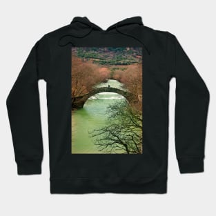 Old stone bridge for two Hoodie